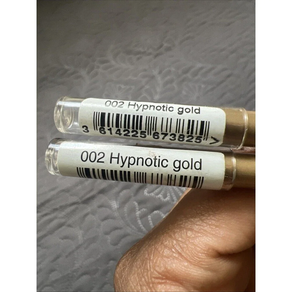 Rimmel London Scandaleyes Brow & Eyeliner Kajal, 002 Hypnotic Gold 2pc Glam Chic